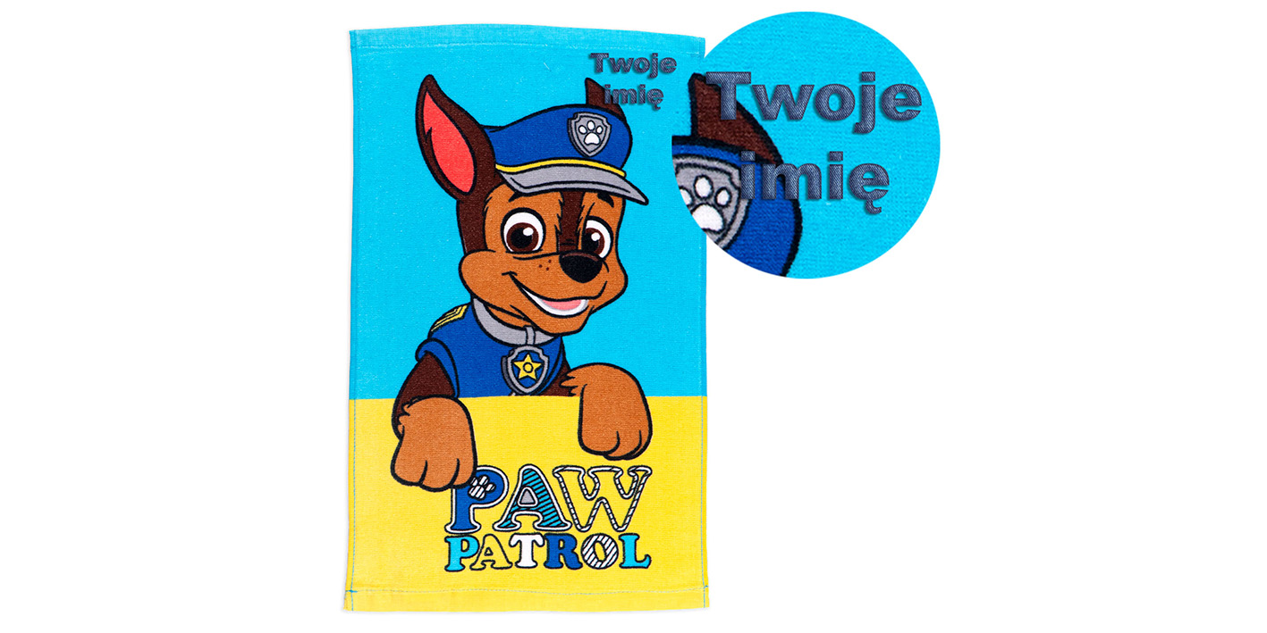 Ręcznik 30x50 cm psi patrol chase 5904302581630  PAW223062-R35